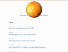 Tablet Screenshot of orangejuiceliberationfront.com